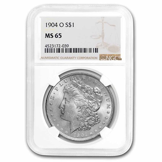 1904-O Morgan Dollar MS-65 NGC 1904-O Morgan Dollar MS-65 NGC